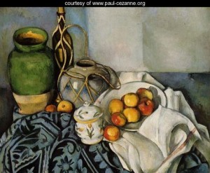 Oil still Painting - Still Life With Apples4 by Cezanne,Paul