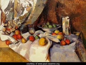Oil still Painting - Still Life With Apples5 by Cezanne,Paul