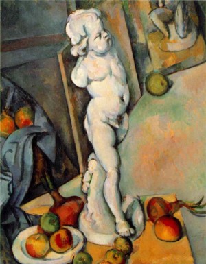 Oil still Painting - Still Life with Plaster Cupid  1895 by Cezanne,Paul
