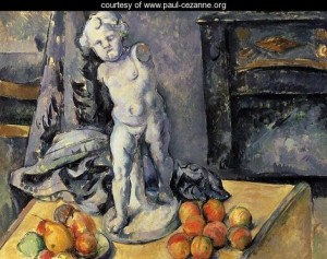 Oil still Painting - Still Life with Plaster Cupid by Cezanne,Paul