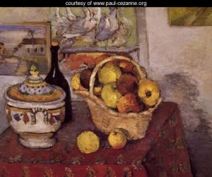 Oil still Painting - Still Life With Soup Tureen by Cezanne,Paul