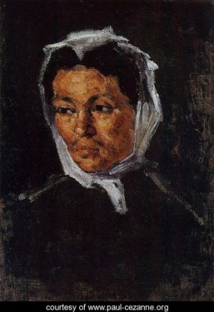 Oil the Painting - The Artists Mother by Cezanne,Paul