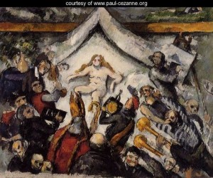 Oil the Painting - The Eternal Woman by Cezanne,Paul