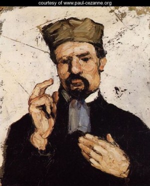 Oil cezanne,paul Painting - Uncle Dominique As A Lawyer by Cezanne,Paul