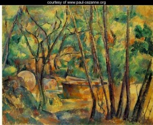  Photograph - Well Millstone And Cistern Under Trees Aka Meule Et Citerne Sous Bois by Cezanne,Paul