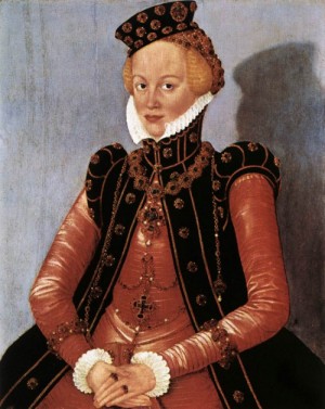 Oil cranach, lucas the younger Painting - Portrait of a Woman by Cranach, Lucas the Younger