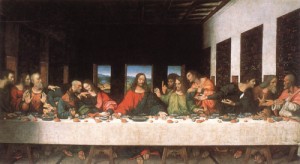 Oil da vinci,leonardo Painting - Last Supper (copy)    16th century by Da Vinci,Leonardo