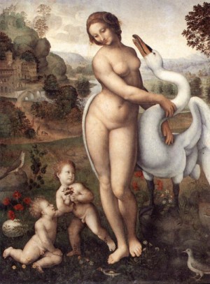  Photograph - Leda (detail)    1508-15 by Da Vinci,Leonardo