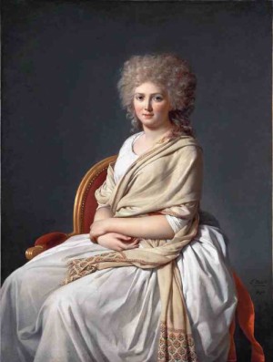 Oil david,jacques-louis Painting - Anne Marie Louise Thélusson, Comtesse de Sorcy 1790 by David,Jacques-Louis