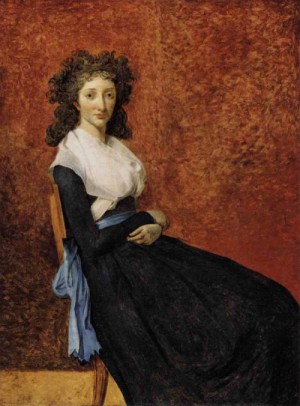 Oil david,jacques-louis Painting - Madame Trudaine c.1792 by David,Jacques-Louis