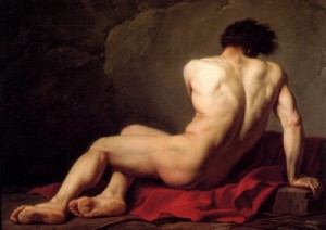 Oil david,jacques-louis Painting - Patroclus 1780 by David,Jacques-Louis