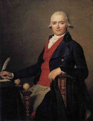 Oil portrait Painting - Portrait of Gaspar Mayer 1795 by David,Jacques-Louis