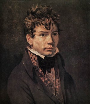 Oil david,jacques-louis Painting - Portrait of Ingres 1800 by David,Jacques-Louis