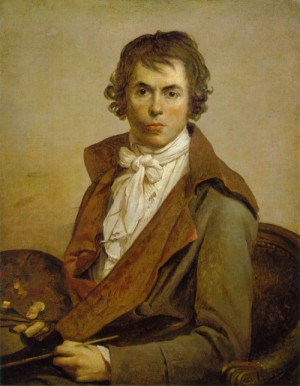 Oil david,jacques-louis Painting - Self-portrait  1794 by David,Jacques-Louis