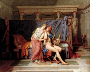 Oil david,jacques-louis Painting - The Loves of Paris and Helen 1788 by David,Jacques-Louis