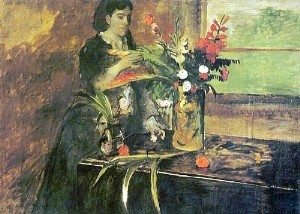Oil degas,edgar Painting - Portrait of Mme Rene De Gas 1872-73 by Degas,Edgar