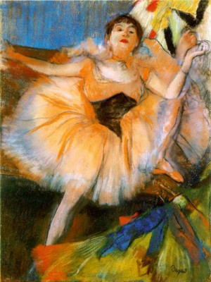  Photograph - Seated Dancer (Danseuse assise)    c. 1879-80 by Degas,Edgar