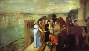  Photograph - Semiramis Building Babylon. 1861 by Degas,Edgar