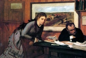  Photograph - Sulking 1869 by Degas,Edgar