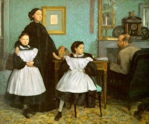  Photograph - The Bellelli Family, 1859-60 by Degas,Edgar