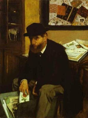  Photograph - The Collector. 1866 by Degas,Edgar