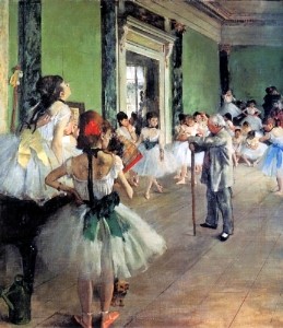Oil degas,edgar Painting - The Dance Class 1873-78 by Degas,Edgar