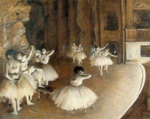  Photograph - The Dance Class  1874 by Degas,Edgar