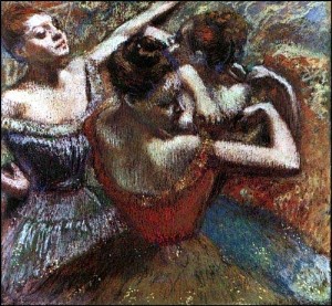 Oil degas,edgar Painting - The Dancers 1899 by Degas,Edgar