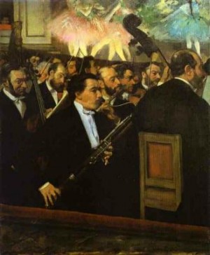  Photograph - The Orchestra at the Opera House by Degas,Edgar