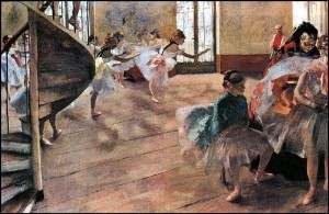  Photograph - The Rehearsal 1877 by Degas,Edgar
