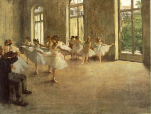  Photograph - The Rehearsal    c. 1873-78 by Degas,Edgar