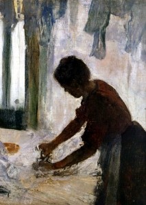  Photograph - Woman Ironing aka Silhouette 1873 by Degas,Edgar