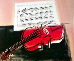 Oil dufy,rauol Painting - Concert des Anges by Dufy,Rauol