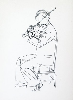Oil dufy,rauol Painting - Concert des Anges6 by Dufy,Rauol