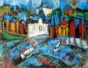 Oil dufy,rauol Painting - Dufy Rauol Untitle 30 by Dufy,Rauol