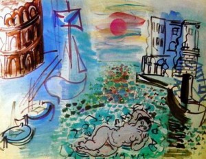 Oil dufy,rauol Painting - Dufy Rauol Untitle 54 by Dufy,Rauol