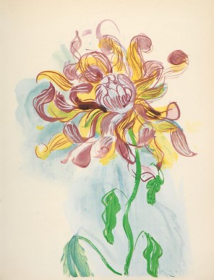 Oil flower Painting - Flower 8 by Dufy,Rauol