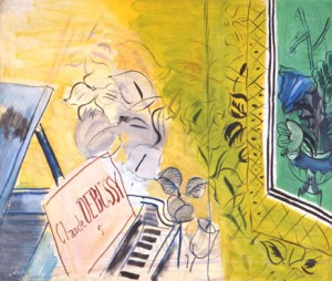 Oil dufy,rauol Painting - Hommage à Debussy 1952 by Dufy,Rauol
