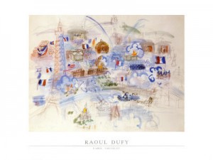 Oil dufy,rauol Painting - Juillet by Dufy,Rauol