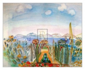 Oil dufy,rauol Painting - La Baie de Nice by Dufy,Rauol