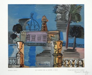 Oil dufy,rauol Painting - Le Casino de la Jet a Nice by Dufy,Rauol