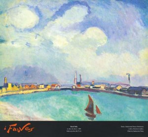 Oil dufy,rauol Painting - Le Havre Bay 1908 by Dufy,Rauol