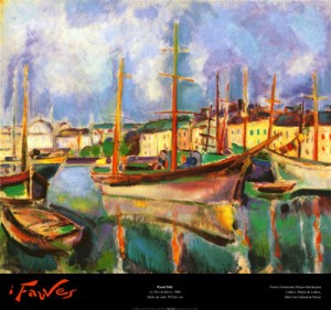 Oil dufy,rauol Painting - Le Havre Port by Dufy,Rauol