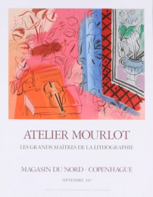 Oil dufy,rauol Painting - Le Violon, 1987 by Dufy,Rauol