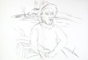 Oil dufy,rauol Painting - Les Ces Normandes by Dufy,Rauol