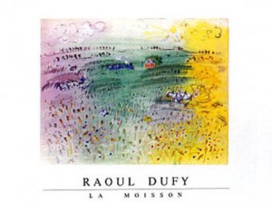 Oil dufy,rauol Painting - Moisson by Dufy,Rauol