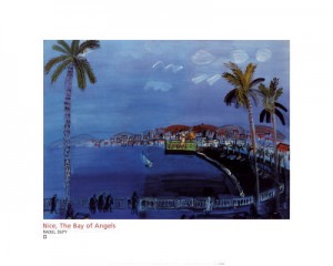 Oil dufy,rauol Painting - Nice, the Bay of Angels by Dufy,Rauol