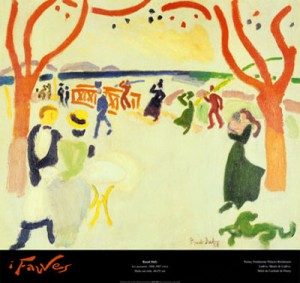 Oil dufy,rauol Painting - Passers By, 1906 by Dufy,Rauol