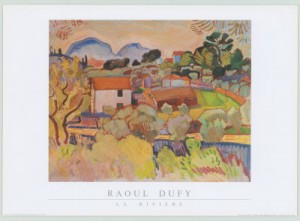 Oil dufy,rauol Painting - Riviere by Dufy,Rauol