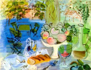 Oil still Painting - Still Life by Dufy,Rauol